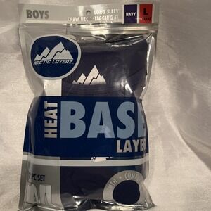 Arctic Layerz Heat Retention Layer Underwear  2pc Boys Cold Weather  Sz L 12/14